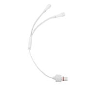 Garosa Cable de Extensión de Luz en Forma de Y, 2 Macho a 1 Hembra, Resistente Al Agua para H705A H705B H705C, Instalación en Exteriores, 1 Pieza de Material de PVC