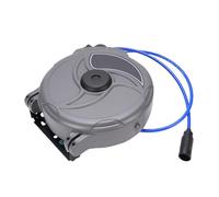 Garosa Carrete de Manguera Retráctil, Plástico PP, Carrete de Manguera Automático con Tubo de 10 M para Uso en Garaje o Taller