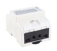 Garosa Contador de Energía Digital Monofásico LCD KWh Vatímetro 4P Carril