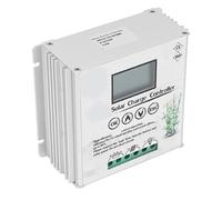 Garosa Controlador de Carga Solar de Viento Automático de 24 V 48 V Controlador Híbrido MPPT Pantalla LCD de Aluminio de 40 A Alimentación de Doble Canal para Carga de Batería Fuera de la Red (30A)