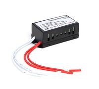 Garosa Convertidor de Voltaje de Transformador Electrónico de 12 V, Diseño Compacto para Lámparas Halógenas, Controlador de Fuente de Alimentación de 20-160 W con Funciones Regulables y Control