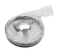 Garosa Cubierta para Polvo de Amolado en Seco, Compatible con Amoladora | Protector transparente para trabajos en bordes y paredes, protector frontal desmontable, soporte de abrazadera universal,