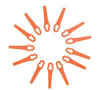 Garosa Cuchillas de Plástico para Cortacésped, 100 Unidades de Repuesto | Cortador resistente al desgaste en forma de calabaza, diseño de apertura estándar, uso impermeable en exteriores, fácil de
