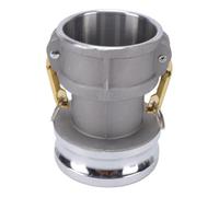 Garosa DA Camlock Groove Manguera de 3 Pulgadas Hembra X 4 Pulgadas Macho Acoplamiento de Acero Inoxidable de Latón para Aceite Hidráulico de Transferencia de Agua de Campos Petrolíferos