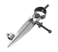 Garosa Divisor de Ala de Brújula de Cuero para Marcar y Dividir Líneas en Carpintería y Metalurgia, Radio Ajustable de 103 Mm