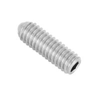 Garosa Émbolo de Bola de Resorte M4 de 20 Piezas, émbolo de Cabeza de Bola de Rosca Hexagonal de Acero Inoxidable para Montaje de Accesorios de Molde y Herramientas Neumáticas (M4*12 (20 piezas))
