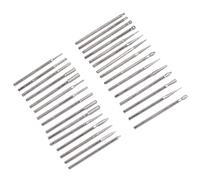 Garosa Juego de Brocas para Amoladora de Esmeril con Cabezal de Molienda, 30 Piezas, Vástago de 2,3 Mm, 5 Formas para Pulir Tallado y Rectificado de Orificios Interiores en Troqueles de Jade de (#2)