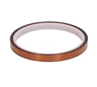 Garosa Juego de Cinta Adhesiva Aislante, Kit de Cinta Adhesiva de Poliimida para Altas Temperaturas, 10 Piezas de 8 Mm, Color té, 500 G para Reparación Electrónica, Envoltura de Cables, Uso de (10mm)