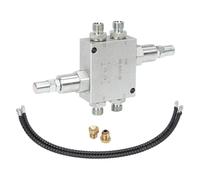 Garosa Kit de Válvula de Amortiguación para Miniexcavadora con Manguera Hidráulica de 1/4 de Pulgada, Válvula Amortiguadora de Acero de Aleación con Rosca M14x1,5 para un Control Suave