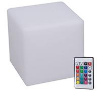 Garosa Lámpara LED RGBW con Control Remoto, 16 Colores y 4 Modos, Luz Nocturna para Interior, Mesa, Hogar, Bar, KTV, Decoración de Fiesta, Regalo Ideal