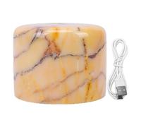 Garosa Lámpara Táctil de Mármol de Piedra Natural, LED Protector Ocular de Espectro Completo de 1W,