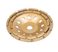 Garosa Muela abrasiva de copa de diamante Disco abrasivo de doble hilera de diamante Cuchilla afilada de alta eficiencia para hormigón Cemento Granito Mármol Superficie de piedra 230 mm
