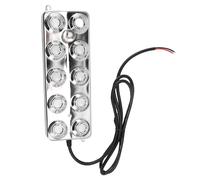 Garosa Nebulizador Ultrasónico de 10 Cabezales 350W 7L/H Acero Inoxidable con Fuente de Alimentación IP67 y Cable de 5m para Estanque Jardín