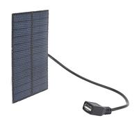 Garosa Panel Solar Panel Solar Fotovoltaico Portátil de Polisilicio 3W 5V Carga USB para Teléfono Inteligente Pequeño Ventilador Energía de Emergencia para Senderismo Camping Pesca Uso Al Aire Libre