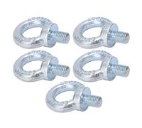 Garosa Perno de Argolla de Elevación de 5 Piezas, Cáncamo de Zinc Galvanizado de Acero Q235 con Rosca Profunda para Elevación Industrial en Construcción Naval y Generación de Energía (#2)