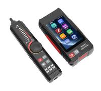 Garosa Probador de Cables de Red, Pantalla Táctil IPS de 4 Pulgadas con Prueba RJ45 TDR, Detección PoE y Medición de Longitud de Cable para Pruebas de Cables Ethernet y UTP
