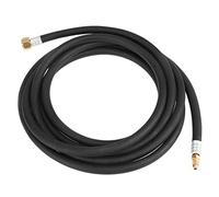 Garosa Reemplazo de Goma de Manguera de Antorcha de Soldadura, Conector M16x1.5, Manguera de Cable de Alimentación de Antorcha WP17, 3,7 Metros de Largo para Fabricación Profesional
