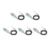 Garosa Sensor de Proximidad Aleación de Aluminio PNP Interruptor de Proximidad DC 10 a 36V Distancia de Detección de 15 Mm IP65 Normalmente Abierto para Equipos de Automatización Control de