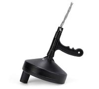Garosa Serpiente de Drenaje Resistente de 33 Pies, Cable de Acero Flexible para Eliminar Obstrucciones en Fregadero de Cocina y Baño (goma)