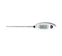Garosa Termómetro para Alimentos Pantalla LCD Digital Termómetro para Carne Sonda de Acero Inoxidable 58 a 572F Resolución de 0,1 Grados Apagado Automático para Cocina Casera Cocinar Hornear