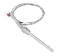 Garosa Termopar Sensor de Temperatura Tipo K Sonda de Acero Inoxidable 32 a 752F 3 8 NPT Mm Cable de 1 M para Medición y Control de Temperatura de Equipos de Calefacción Industrial (1M)