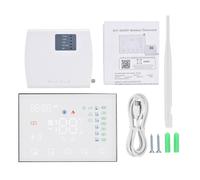 Garosa Termostato Inteligente Programable con Pantalla Táctil LED, Control por Voz y WiFi para, Precisión de 0.5 °C, Ignífugo, para Caldera de Gas y (para Caldera de Gas calefacción eléctrica con)