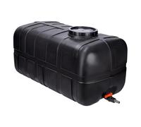 Garronda Depósito de Agua 280 litros con Tapa y Grifo - Tanque de Agua Potable de Plástico para Almacenamiento Doméstico, Industrial y como Bidon Agua para Camper GD-0098