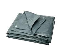 Garronda Lona Impermeable con Ojales 120 g/m² 5x8 m Gris GD-0162