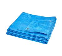 Garronda Lona Impermeable con Ojales 60 g/m² 8x10 m Azul GD-0162