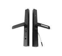 Garsent Cerradura de Puerta Inteligente de Acceso Múltiple, Cerradura de Entrada sin Llave con Huella Digital/contraseña/Tarjeta/Llave para Seguridad de Oficina, Material de Aleación de Aluminio