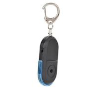 Garsent Localizador Inalámbrico Antipérdida de Llaves con Alarma de Sonido de Silbato, Luz LED, Azul - Buscador de Llaveros Fácil de Usar para Llaves, Carteras, MP3, Rango de Control Remoto de 8 a