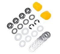 Garsent Reemplazo del Kit de Conversión de Buje de Rueda Delantera a Rodamiento para L100 L105 L108 L110 L120 L130 D100 D120 M123811, AM127304, M143338