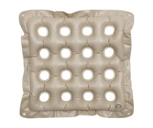 GARVALON Cojín Asiento Inflable Cuadrado Beige para Hogar Antiescaras y Resistente la Humedad Alivio de Presión y Mejora Circulación para Sillas y Suelos Versátil para Interiores y