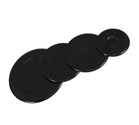 GARVALON Repuestos para Cabezal de Quemador de Gas 4 Piezas, Cubiertas para Fogones de Gas en Estufas Domésticas, Accesorios y Butano