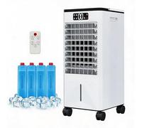 Garvee Aire Acondicionado Portátil 7L, Climatizador Evaporativo 3 En 1 Enfriador de Aire sin Tubo 65W, Temporizadores de 1-12 H - Silencioso, Bajo Consumo y Con Mando a Distancia para Hogar Oficina
