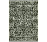 Garvee Alfombra Persa Vintage Lavable para salón - Antideslizante, Pelo Corto Suave - Diseño Oriental - Verde Claro - 80x150cm, Alemania