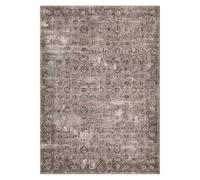 Garvee Alfombra Vintage Oriental Lavable, Antideslizante y Suave - Ligera y Plegable - Ideal para Sala, Dormitorio, Cocina, Comedor u Oficina - 160x230cm - marrón Rojizo