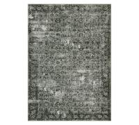 Garvee Alfombra Vintage Oriental Lavable, Antideslizante y Suave - Ligera y Plegable - Ideal para Sala, Dormitorio, Cocina, Comedor u Oficina - 160x230cm - Verde Oscuro
