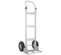 Garvee Carretilla Plegable de Aluminio 250 kg, Carro de Carga Extra Resistente para Mudanzas, Almacén, Taller, Jardín, Obra y Uso Industrial, Plateado