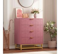 Garvee Cómoda Moderna 4 Cajones Cajonera Dormitorio con Tiradores