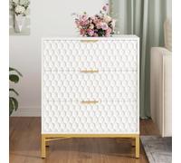 Garvee Cómoda Moderna De 3 Cajones Profundos, para Dormitorio y Sala