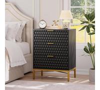 Garvee Cómoda Moderna De 3 Cajones Profundos, para Dormitorio y Sala