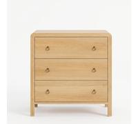 Garvee Con Cómoda Vertical MDF - Cajonera MDF, Redondeada, Madera, Vertical