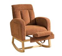 Garvee con Mecedora Clásica - Asiento, Reposapiés, Respaldo, Cojín y Tela