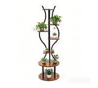 Garvee Estante Para Plantas Tipo Florero 43x43x145 cm Madera