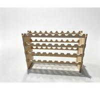 Garvee Estantería Vino Madera 36-120 Botellas, Ahorra Espacio