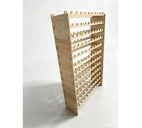 Garvee Estantería Vino Madera 36-120 Botellas, Ahorra Espacio