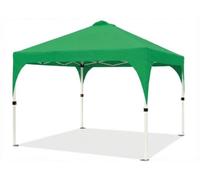GarveeHome Carpa Plegable Gazebo 3x3m, 150D Cenador Pabellón de Jardín Pop Up con Bolsas de Arena para Camping, Fiestas, Verde