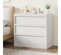 GarveeHome Cómoda De 4 Cajones - Cajonera Madera Moderna Nogal