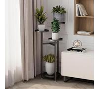 GarveeHome Estantería estable para plantas de varios niveles, de metal, ahorra espacio, con patas antideslizantes, ideal para salón, balcón, terraza, soporte resistente para flores